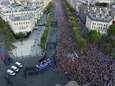 500.000 Fransen vieren hun wereldkampioenen