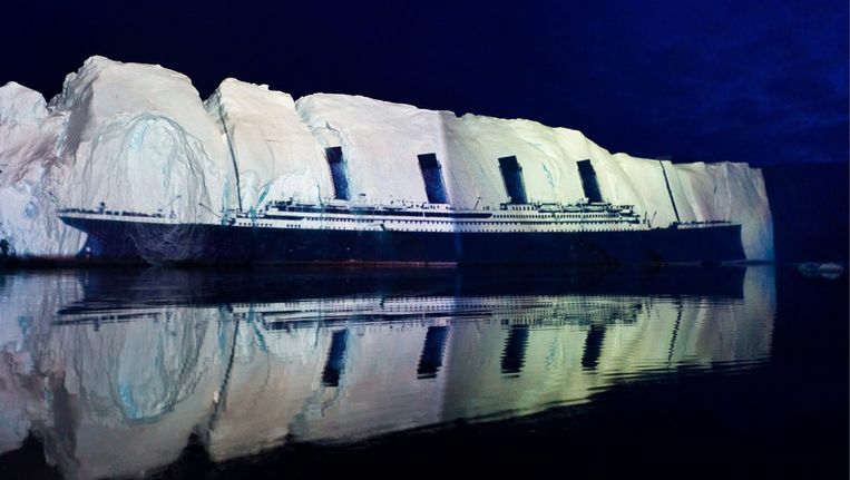 IJsberg Titanic onzichtbaar door Fata Morgana' | De Volkskrant