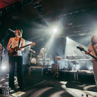 A mosh pit all the way to the back rows; it happened during Geese at Paradiso
