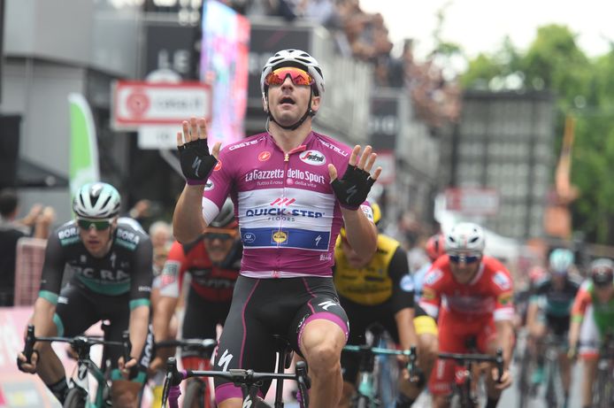Viviani na zijn derde ritoverwinning.