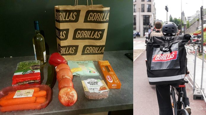 Onze vrouw test of de 'riders' van Gorillas wel presteren wat ze beweren, namelijk boodschappen leveren in enkele minuten.