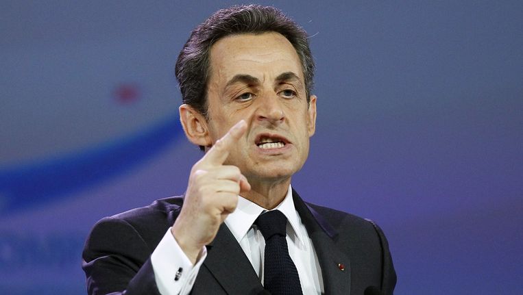 President Sarkozy. Beeld ap