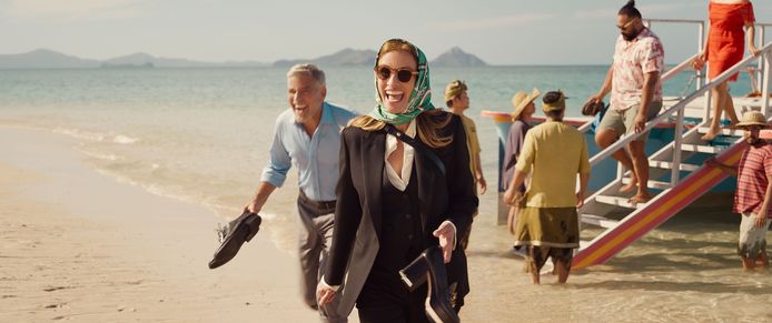 George Clooney en Julia Roberts in 'Ticket to Paradise'