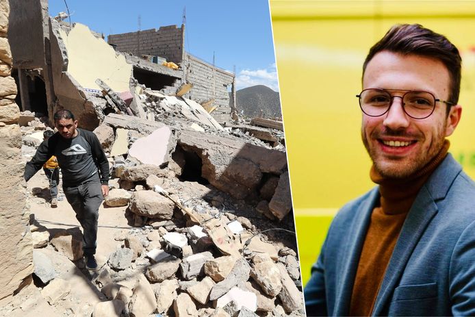 Marokko is getroffen door een zware aardbeving. Buitenlandse zorgkundigen die er op vakantie zijn, zoals Jesse Delien, proberen bij te springen waar kan.