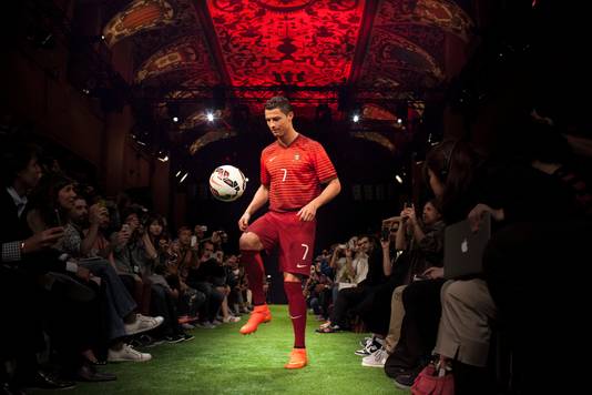 Cristiano Ronaldo in 2014 in een Nike-commercial.