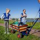 Superleuk die waterballonnen, maar zwerfinator Dirk Groot weet iets beters. Zonder afval