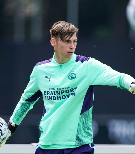 Flink uit de kluiten gewassen Kjell Peersman is zeventien en nu al profkeeper bij PSV: ‘Er komt meer bij kijken dan een beetje lang zijn’
