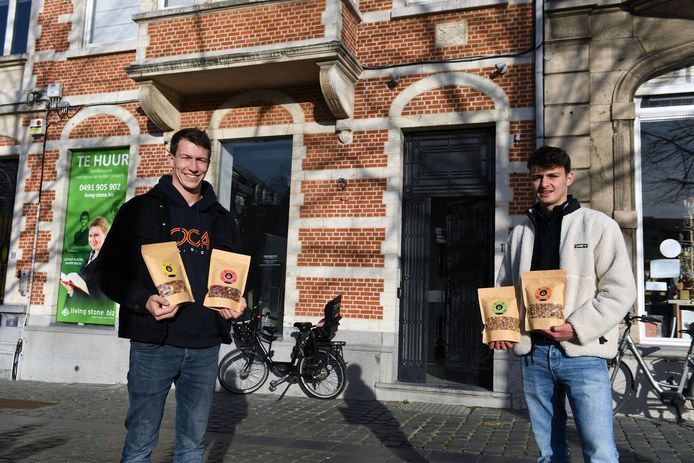 Studentenpop-up Ola Granola, Stef De Reys en Florian Dickens