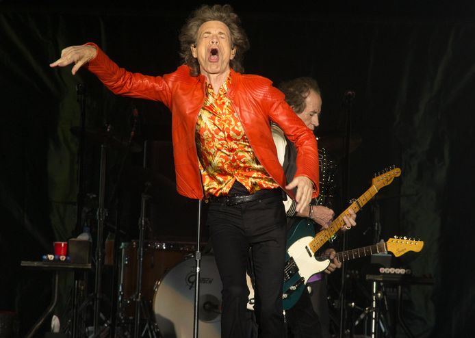 Mick Jagger bij The Rolling Stones
