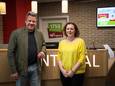 Schepen van Wonen Tom Braet (CD&V) samen met Vicky Meirhaeghe.