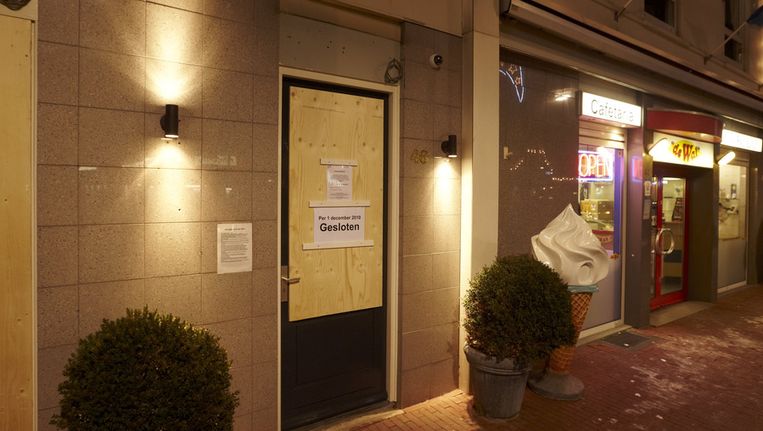De dreiging tegen coffeeshop Carpe Diem was dermate serieus, dat werd besloten om de coffeeshop te sluiten. © ANP Beeld 
