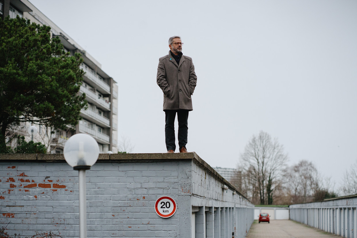 Manuel Sintubin: ‘Het klassieke ecologische denken plaatst de mens naast de natuur en beschouwt alles wat de mens doet als slecht. Dat beeld is niet het mijne.’ Beeld Wouter Van Vooren