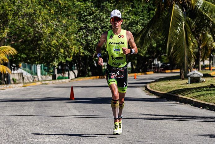 Frederik Van Lierde in Cozumel.