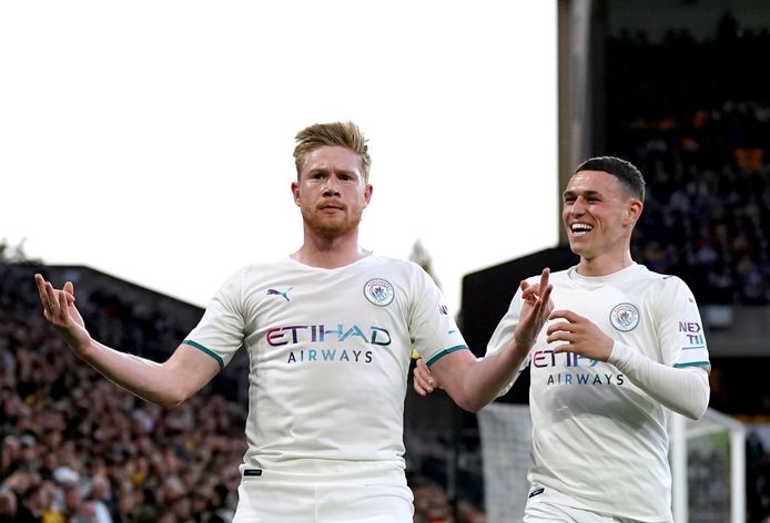 De Bruyne was twee weken geleden goed voor vier goals in de 1-5-zege bij de Wolves.