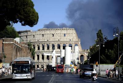 Pyromanen aan het werk? Enorme brand teistert opnieuw Rome
