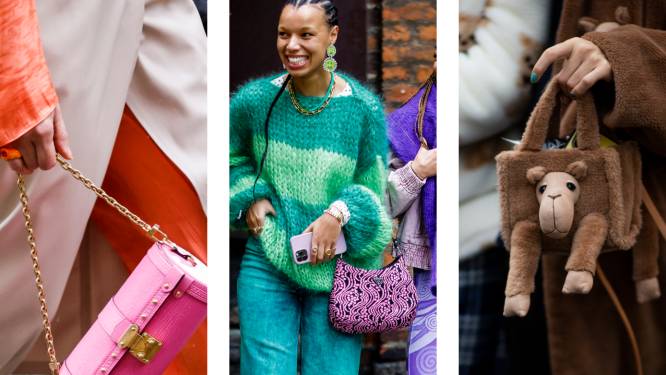Opvallen met kleur, prints of een gekke vorm: knaldrang is dé handtastrend van het moment