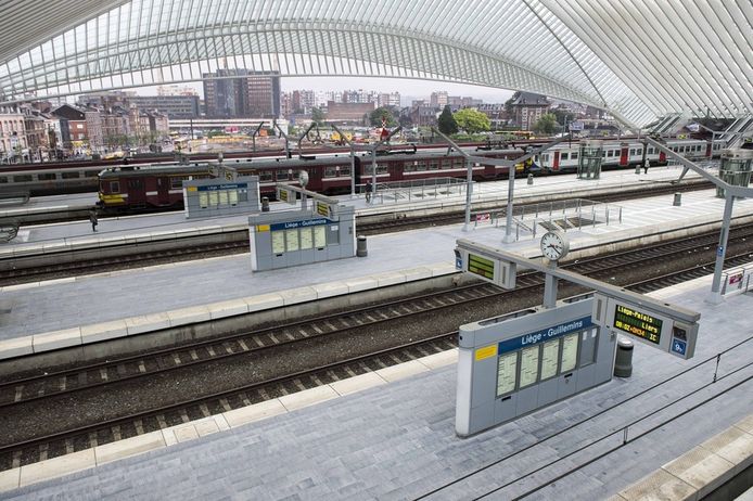 Het treinstation van Luik.