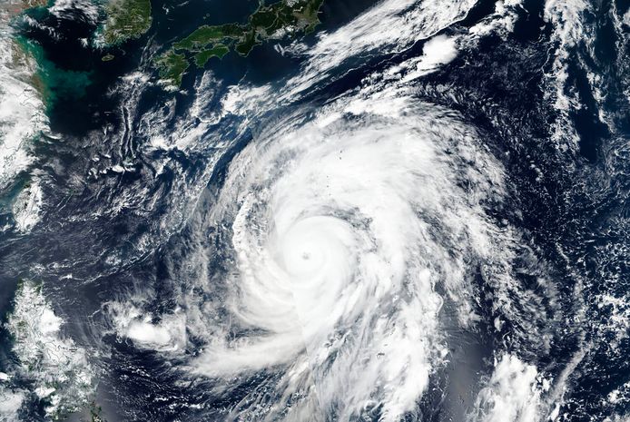 Beeld ter illustratie, naderende tyfoon Hagibis.