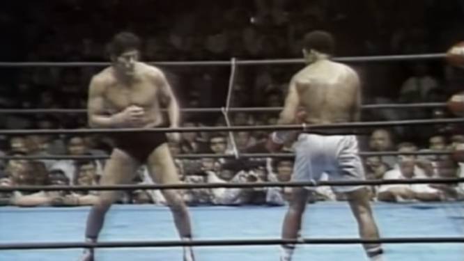 Ook in verleden vocht bokser tegen iemand uit andere discipline: een terugblik op het vergeten duel tussen Ali en worstelaar Inoki