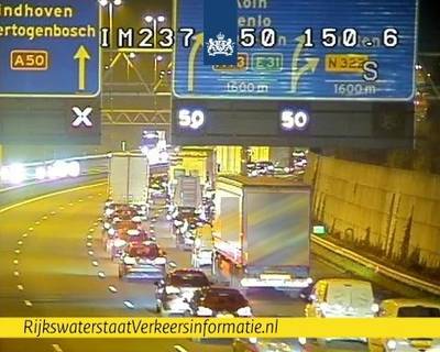 Meer dan uur vertraging op A50 Arnhem richting Oss