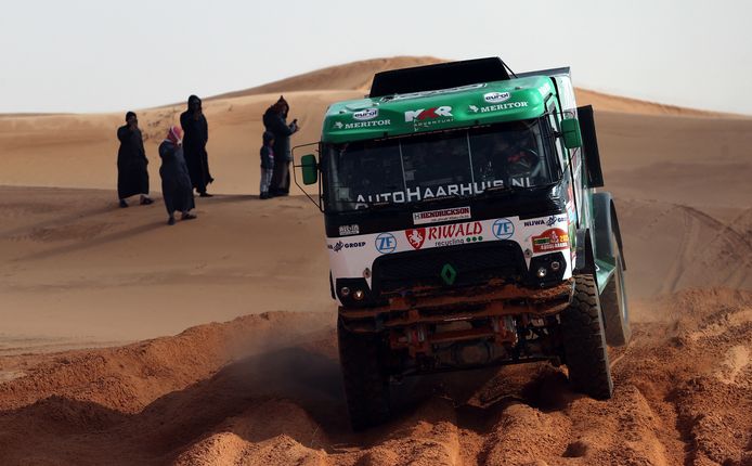 Gert Huzink scoorde in de vierde etappe van de Dakar Rally woensdag een vijfde tijd.