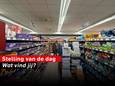 Een Duitse supermarkt.