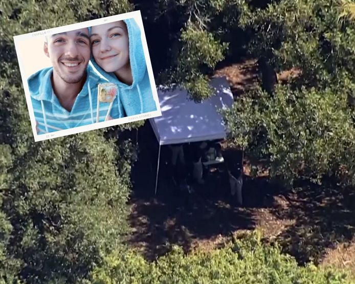 Une tente a été montée dans le parc environnemental de Myakkahatchee Creek, où, selon un avocat de la famille, des effets appartenant à Brian Laundrie ont été trouvés.
