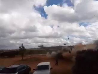 Foutje van de Russen: helikopter vuurt per ongeluk raket af richting toeschouwers
