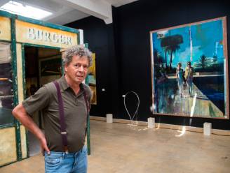 Cecilia Jaime in Kunstgalerij/voormalige schoenenfabriek Sofacq