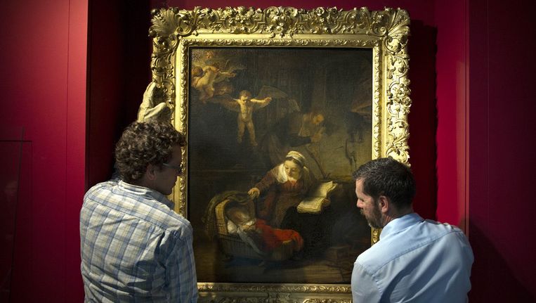 Rembrandt's 'De heilige familie' in Nieuwe Kerk Amsterdam | Het Parool