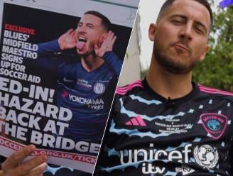 Eden Hazard maakt in juni rentree op Stamford Bridge voor goede doel, en grapt: “Ik wil niet op Peppa Pig lijken”