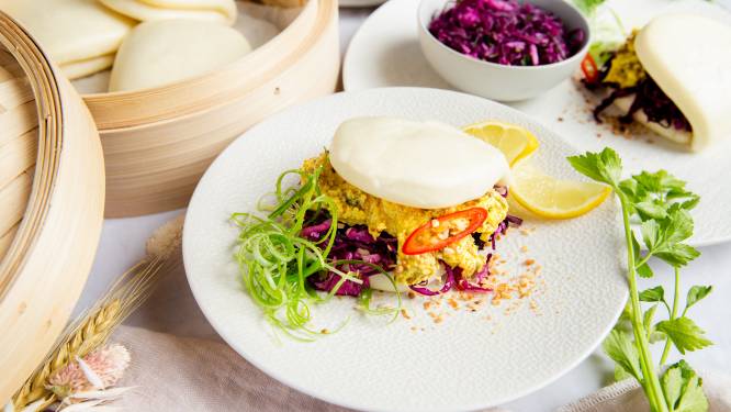 Wat Eten We Vandaag: Bao buns met vegetarische rendang