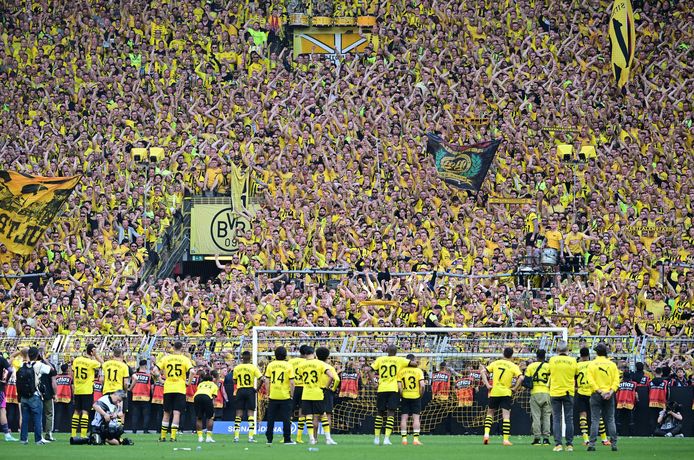 De Gelbe Wand in Dortmund.