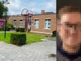 Een beeld van de Sint-Franciscusschool in Turnhout (l.), waar meester P.T. (r.) meerdere slachtoffers maakte.