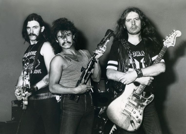 Rauw en luid, zo hadden Lemmy Kilmister, Phil Taylor en Eddie Clarke het graag toen ze aan het eind van de jaren 70 aan het succes van Motörhead timmerden.  Beeld Alamy Stock Photo