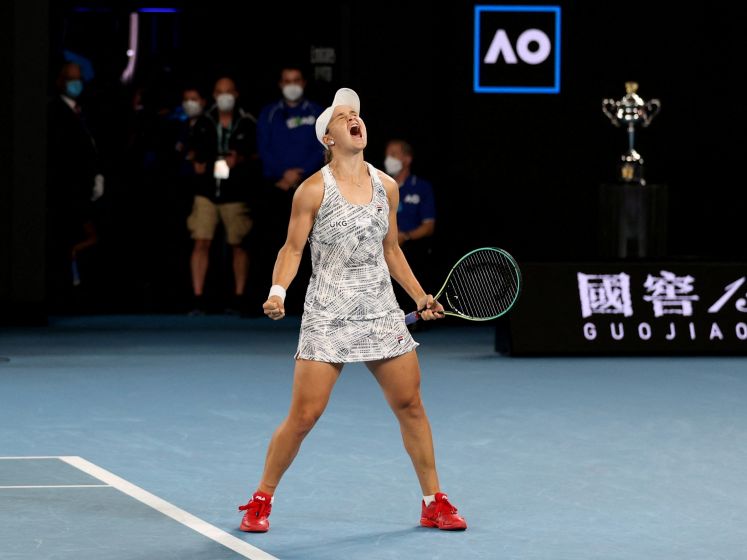 Barty maakt publiek gek door Australian Open te winnen in thuisland