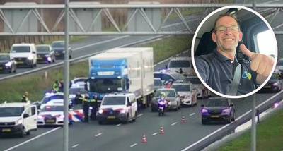 Trucker Marko speelt onbedoelde rol in ontvoeringszaak op A27: ‘Ineens agenten met getrokken wapens’