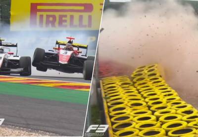 Spa-Francorchamps opgeschrikt door bikkelharde crash in de Formule 3, rijders stappen als bij wonder ongedeerd uit bolide