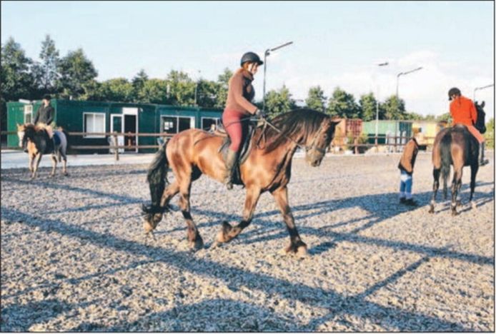 Buiten beschikt De Horsthoekruiters al over een prima accommodatie.