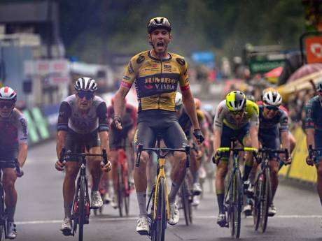 Christophe Laporte bezorgt Jumbo-Visma direct succes in Dauphiné, avonturier Rune Herregodts strandt in laatste meters