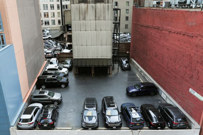 De parking in Manhattan.