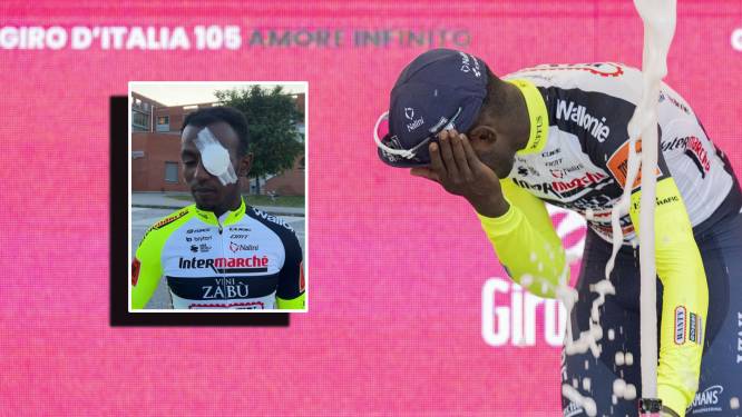 Knallende kurk heeft grote gevolgen: Biniam Girmay verlaat Giro