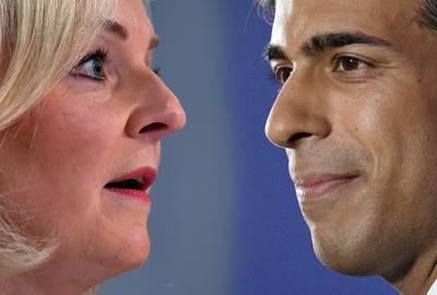 Liz Truss en Rishi Sunak blijven over in race om Boris Johnson op te volgen als Brits premier