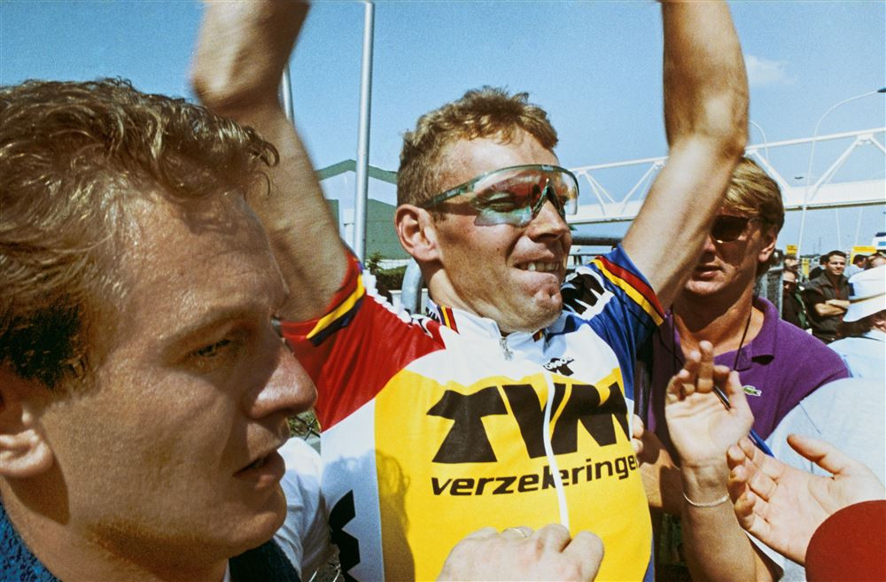 Rob Harmeling uit Nijverdal won derde etappe Tour de France in 1992 ‘Een jongensdroom’ Foto