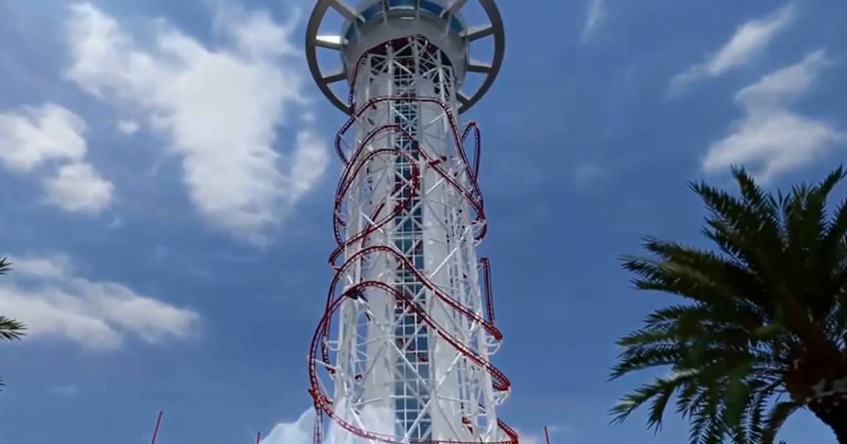 Skyplex wordt de hoogste en langste achtbaan ter wereld | Reizen | hln.be