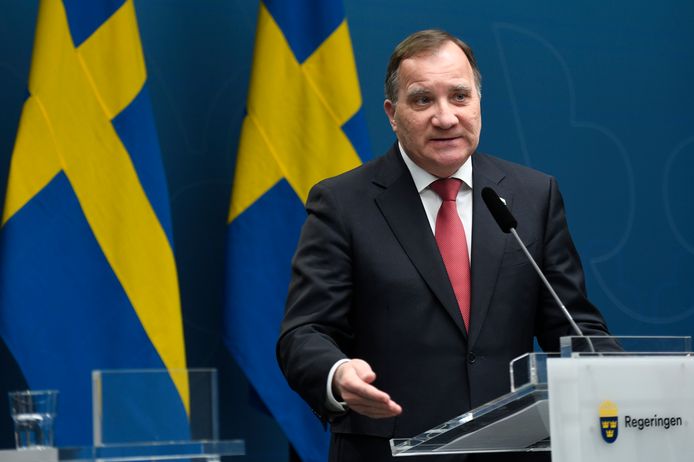 Zweeds premier Stefan Löfven.