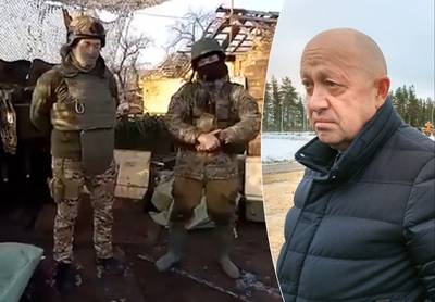 “Wagner-baas brengt bezoek aan soldaten in Bachmoet en feliciteert hen met uithaal naar Russische legerchef”