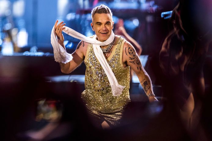 Robbie Williams stelde teleur als headliner van de zaterdag