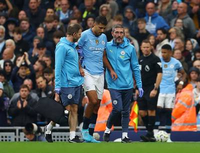 310 matches in five years and now out for months: Rodri’s serious injury shakes up Manchester City’s ambitions