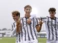 Dean Huijsen in de onder-19 ploeg van Juventus.